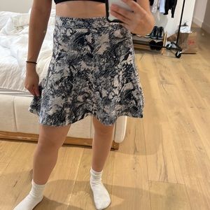 Bcbg a line mini knit skirt. Print